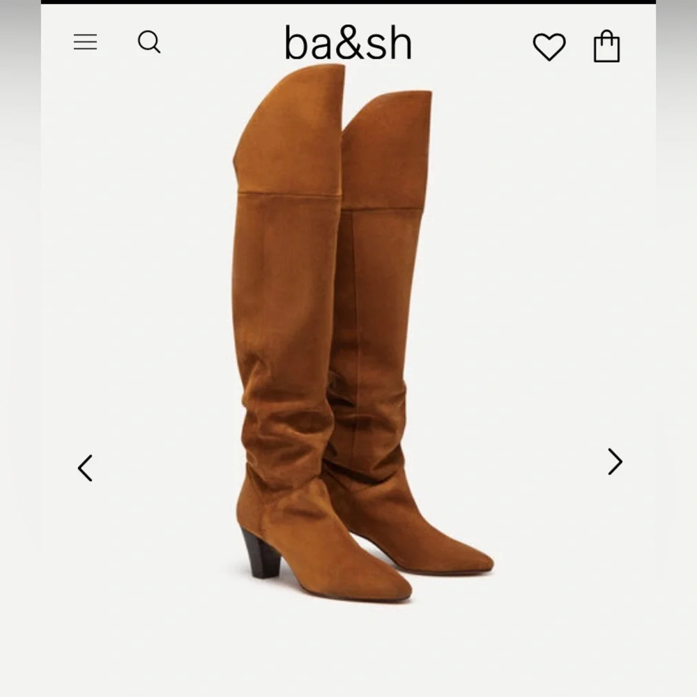Ba&sh Cerra Thigh High Boots 37 - Picture 2 of 11